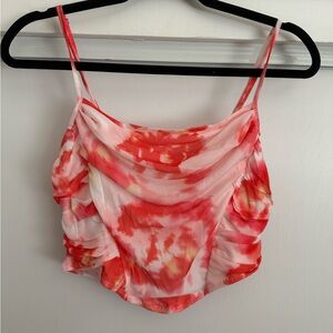 Cute Multicolor Mesh Tank